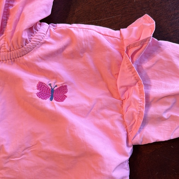 Just One You by Carter’s Lined Hoodie WindBreaker Jacket Newborn Girl EUC Zip Up - Picture 8 of 11